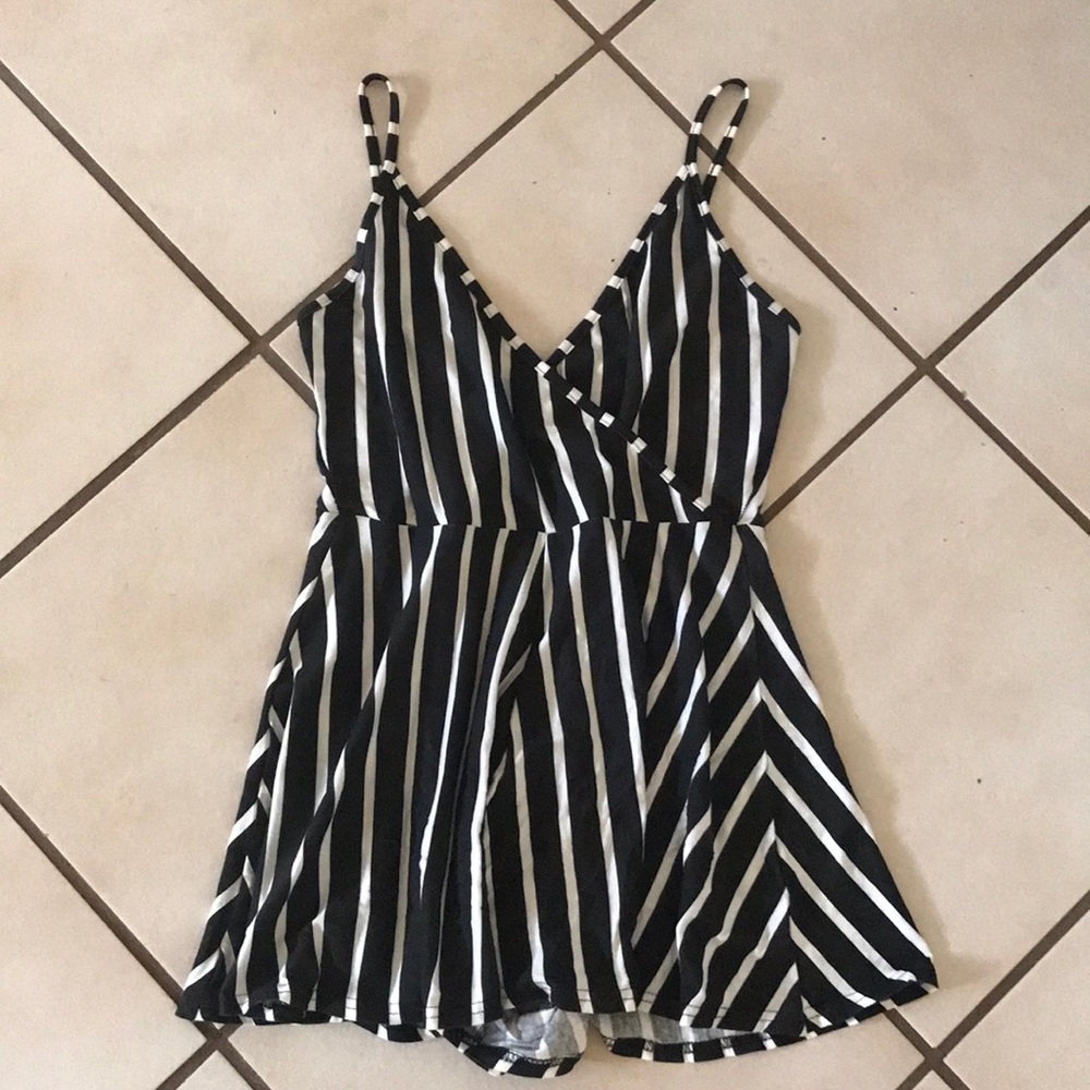 Black & White Romper